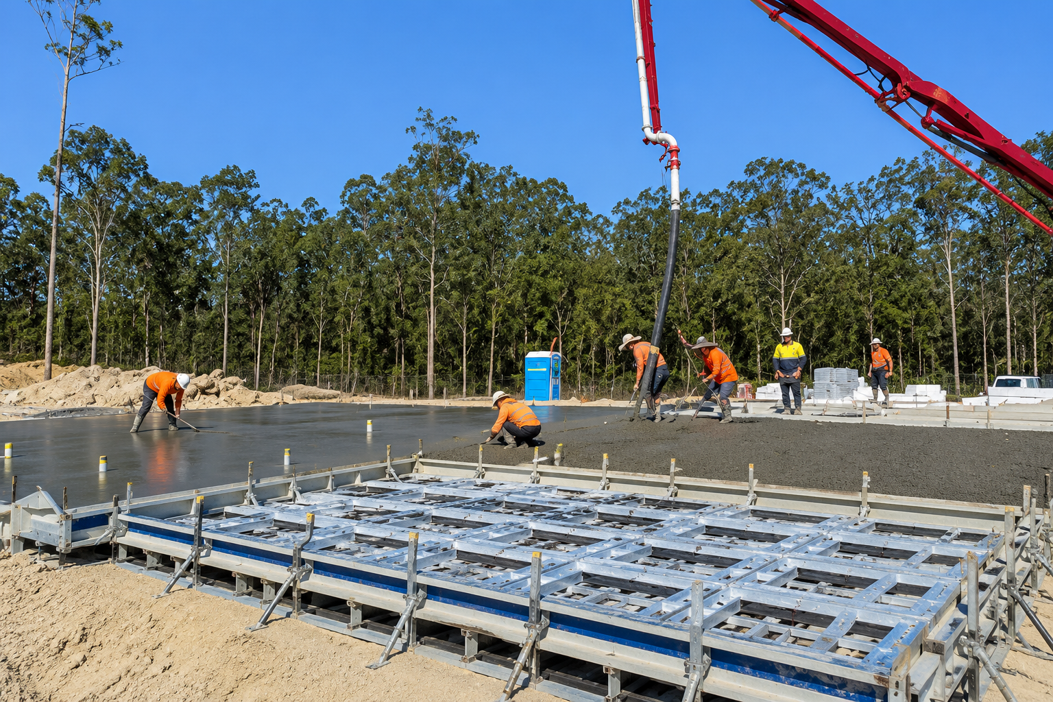 Premium Slab Formwork System for RCC Slab Construction by Thanvi Industries